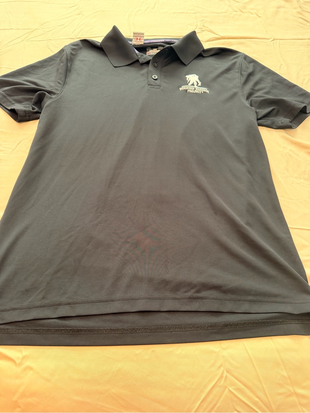 Under Armour Wounded Warrior Black Polo